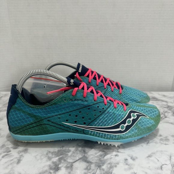 Saucony Women Endorphin LD4 Running Track Distance Racing Spike Shoes, Size 10 - Picture 3 of 11